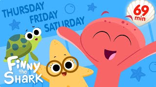 Days Of The Week + More | Songs and Episodes for Kids | Finny The Shark
