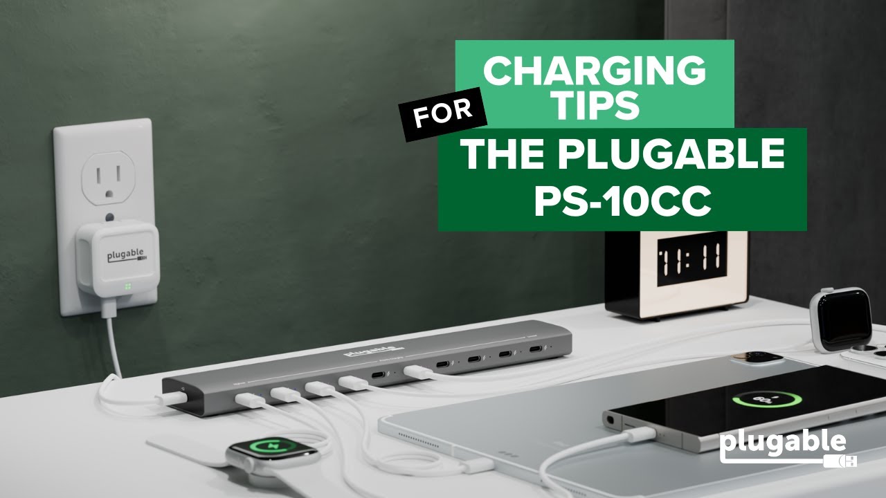 Charging Tips for the Plugable PS-10CC