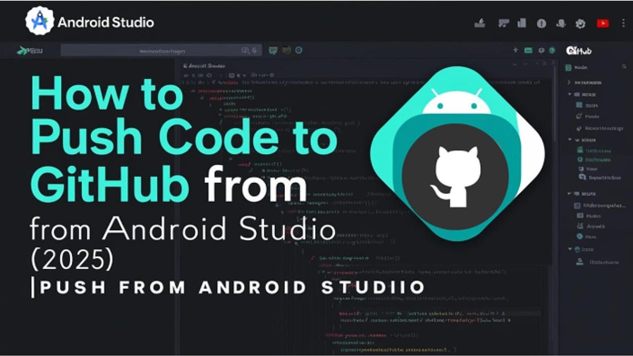 How to Push Code to GitHub from Android Studio (2025) | Push From Android Studio