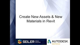 Creating New Assets & Materials in Autodesk Revit