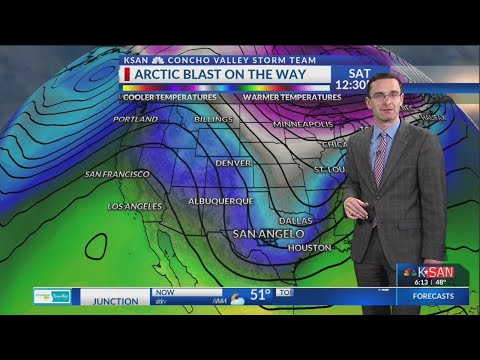 KSAN 6pm Weather - Tuesday January 15, 2019