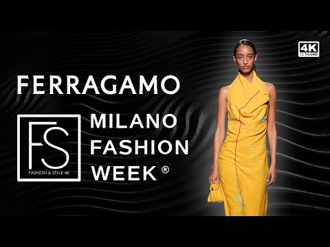 FERRAGAMO | Fall Winter 2024/2025 Milan Fashion Week | Alex Consani and Colin Jones 4K  Full Show