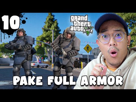 MISI EPIC PERAMPOKAN BANK FULL ARMOR TERKUAT - GTA 5 STORY INDONESIA (Part 10)
