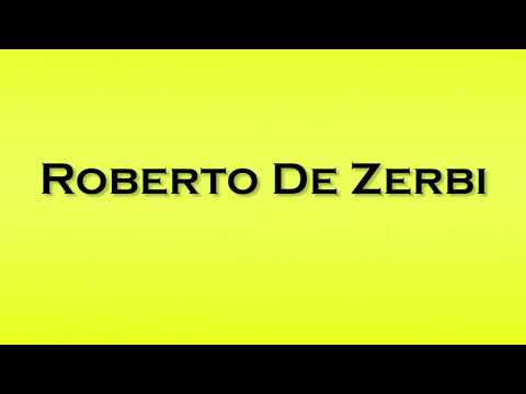 Pronunciation of Roberto De Zerbi
