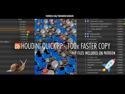 Houdini Quicktip - 100x Faster Copy