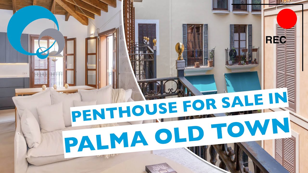 Extravagant penthouse in a stately palace in the centre of Palma