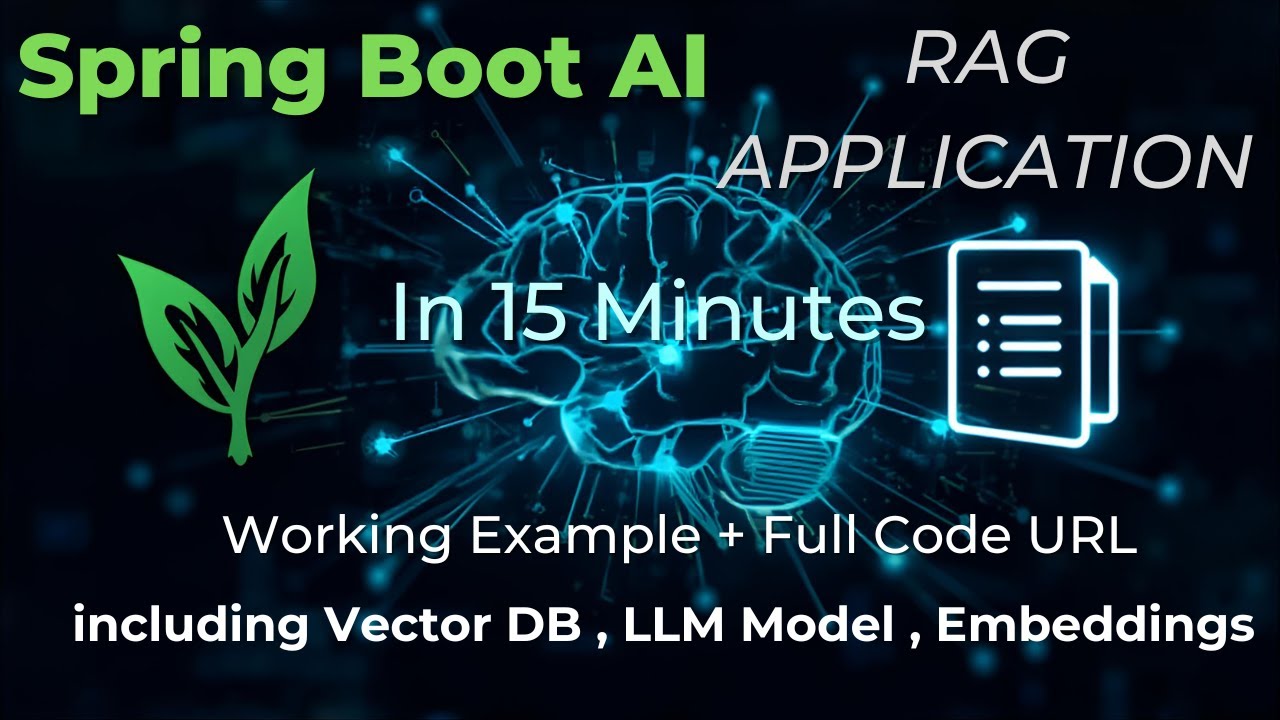 SpringBoot AI RAG Application ( LLM + Vector DB + Embeddings )