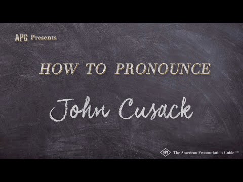How to Pronounce John Cusack (Real Life Examples!)