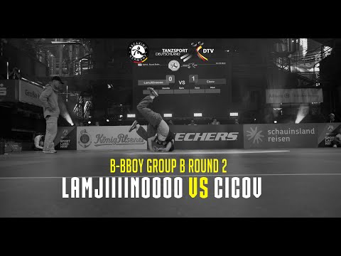 Die Finals 2023: LamJiiiinoooo vs Cicov | B-BOY GROUP B ROUND 2 | GERMAN BREAKING CHAMPIONSHIP