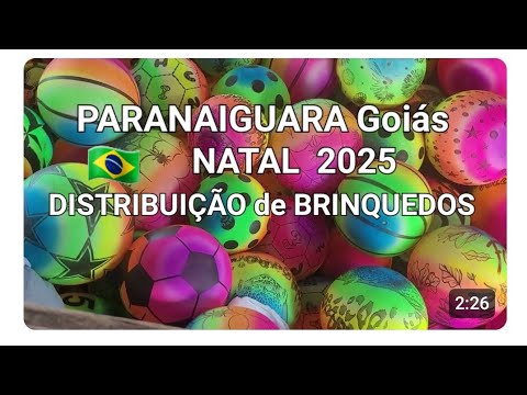 Distribuição de Brinquedos em Paranaiguara Goiás  - 2403
