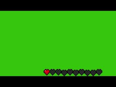 Minecraft Hearts (GREEN SCREEN) #memes #greenscreen