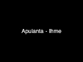 Apulanta - Ihme (Lyrics) 