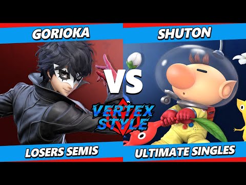 Vertex Style LOSERS SEMIS - Gorioka (Joker) Vs. Shuton (Olimar) Smash Ultimate - SSBU