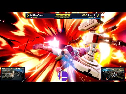 CRAZY SCRAMBLE in Last Stock of Game 5 Between Andrik v.s BigBoss (3 Kill Screens) | Wavedash 2023