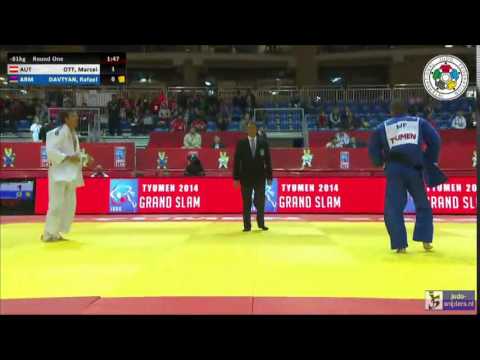 Judo 2014 Grand Slam Tyumen: Marcel Ott (AUT) - Rafael Davtyan (ARM) [-81kg]