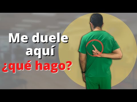 Me duele el omóplato (escapula) 5 ejercicios