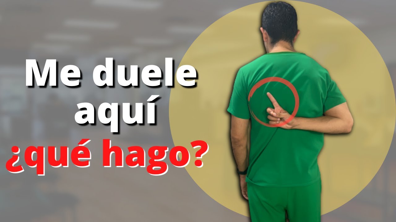 Me duele el omóplato (escapula) 5 ejercicios