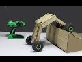 Wow How To Make A RC Stunt Car With DC Motor Cardboard Car