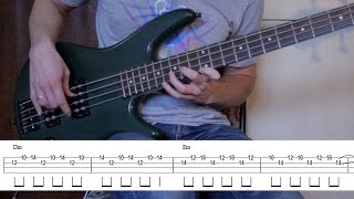 '(Anesthesia) Pulling Teeth' bass lesson (how to play FIRST SECTION) + bass tab
