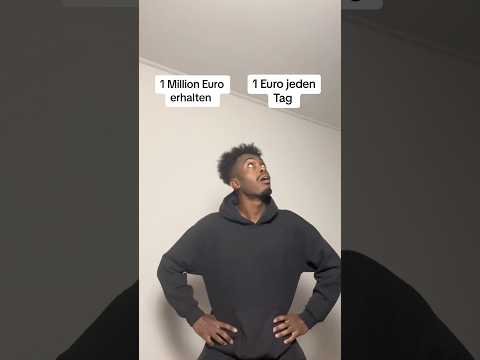 1 Euro jeden Tag oder 1 Million Euro 💀 #abuloris #shortvideos #unterhaltung #humor #fypシ゚