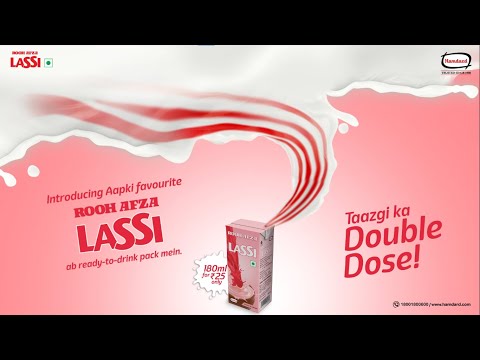 180ml Hamdard Rooh Afza Flavoured Lassi