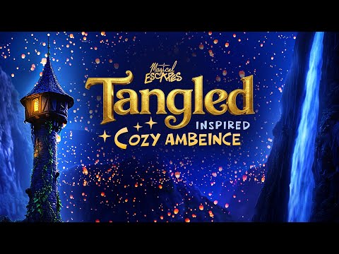 Rapunzel’s Tower ✨ Cozy Night Music & Ambience | Relax, Study, Sleep