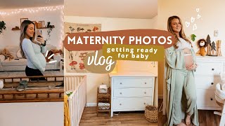 TAKING MY MATERNITY PHOTOS...getting ready for baby..vlog