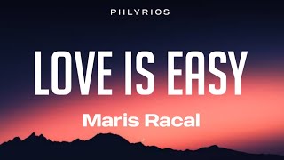 Maris Racal | Love Is Easy | Lyrics