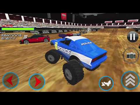 US Police Monster Demolition Derby 2019 - Android Games hd