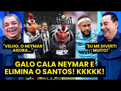 “AGORA É ‘PROCURANDO O NEY’! KKKKKKK! O SANTOS FOI ELIMINADO, e o NEYMAR…” GALO AVANÇA E PROVOCA!