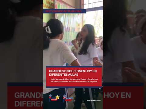 Hoy  se han llevado acabó varios problemas entre estudiantes #noticias #viral #peleas #colegio