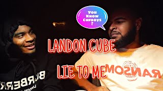 Landon Cube: Lie To Me REACTION/REVIEW (THANKS FOR 100 SUBS!!!)