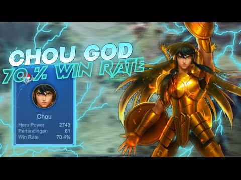 How to play Chou with a 70% win rate? Super aggressive|| Must try in ranked matches