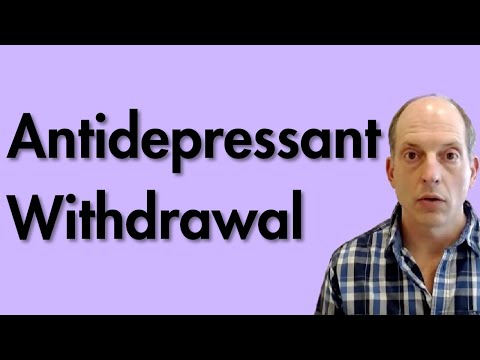 Antidepressant Withdrawal - Is it a Big Problem?