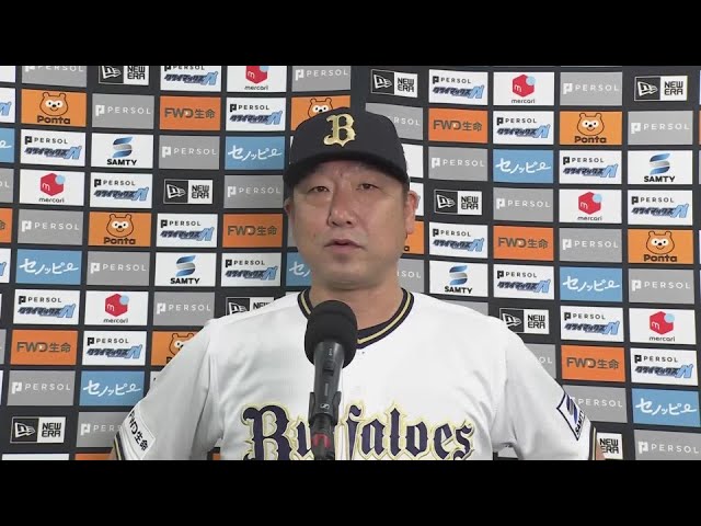 10月20日 オリックス・バファローズ・中嶋聡監督 試合後インタビュー