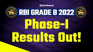 RBI Grade B 2022 | Phase 1 Results Out #RBIGradeB  #RBIPhase1  #RBIResult