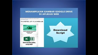 MENAMPILKAN GAMBAR GOOGLE DRIVE DI APLIKASI WEB