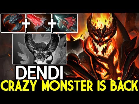 DENDI [Shadow Fiend] Monster is Back Destroy Pugna Mid 7.24 Dota 2