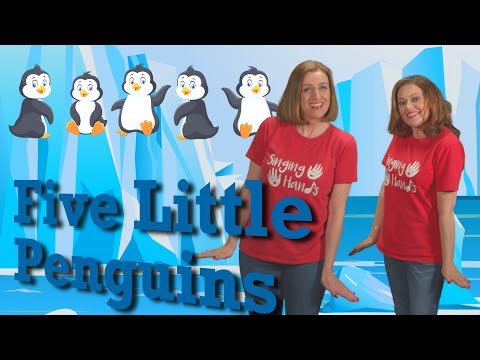 Makaton - FIVE LITTLE PENGUINS - Singing Hands