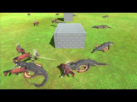 8 Hussar in night vs all units - Animal Revolt Battle Simulator