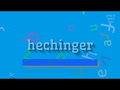 How to say "hechinger"! (High Quality Voices)
