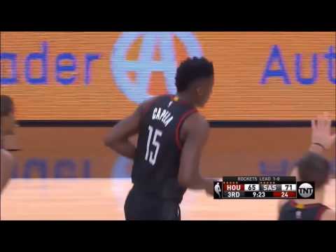 Clint Capela, one man fast break machine