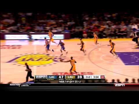 Jamal Crawford Deke Move On Metta World Peace - Clippers @ Lakers 11/2/2012