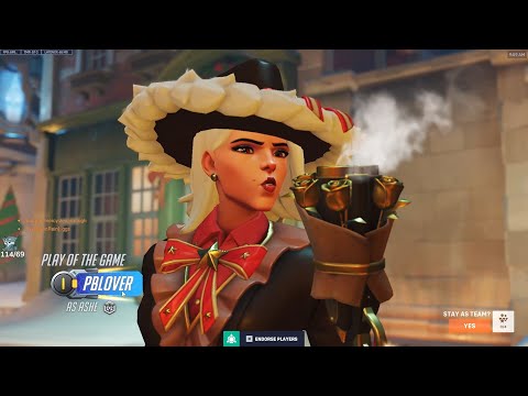 IDDQD DOMINATES with Ashe (Unreal Accuracy) POTG! Overwatch 2 Gameplay