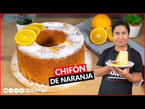 Cómo preparar CHIFÓN de NARANJA Esponjoso | Sonqu