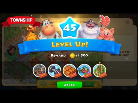 Township New level 45  | Township Gameplay