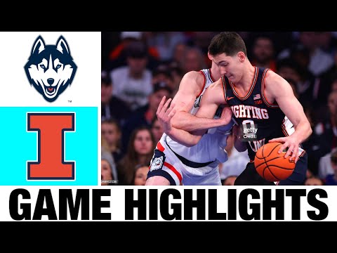 #5 UConn vs #13 Illinois Highlights | Men's Basketball | College Basketball 2025