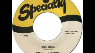 DON &amp; DEWEY - BIM BAM [Specialty 631] 1958
