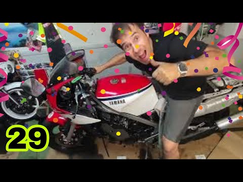 29 POR FIN ARRANCA! 🎉 YAMAHA RD 500!!! MOTOR RECONSTRUIDO💥🛠️🎉😋