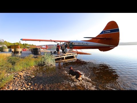 Flight Into Lodge Eighty Eight On Esnagi Lake - YouTube